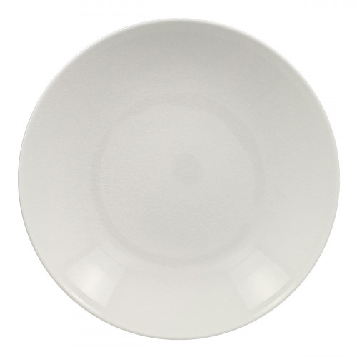 Assiette coupe creuse rond blanc porcelaine vitrifiée Ø 29,9 cm Vintage Rak