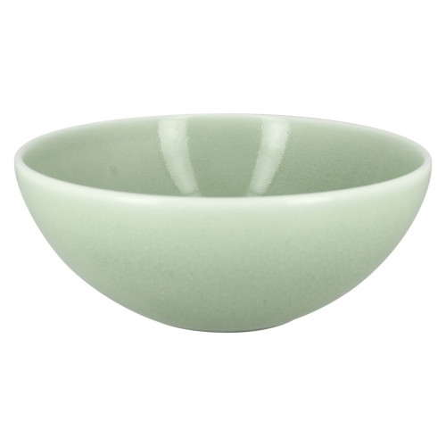 Bol rond vert porcelaine vitrifiée Ø 20,2 cm Vintage Rak