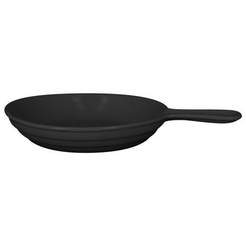 Poêlon rond noir porcelaine vitrifiée Ø 12 cm Chefs Fusion Rak