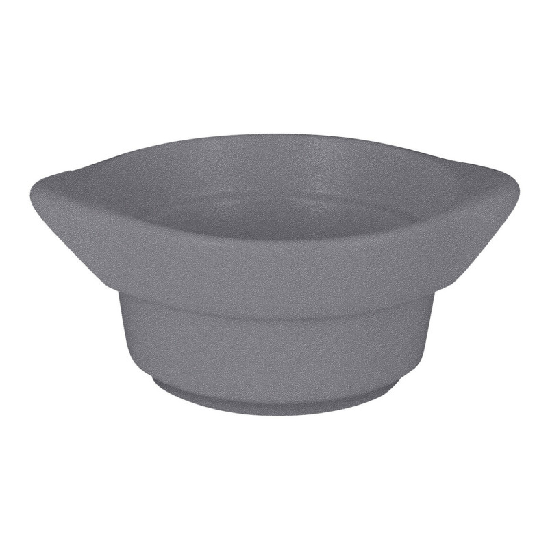 Cocotte rond gris porcelaine vitrifiée Ø 10 cm Chefs Fusion Rak