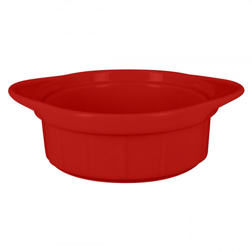 Ramequin rond rouge porcelaine vitrifiée Ø 11 cm Chefs Fusion Rak