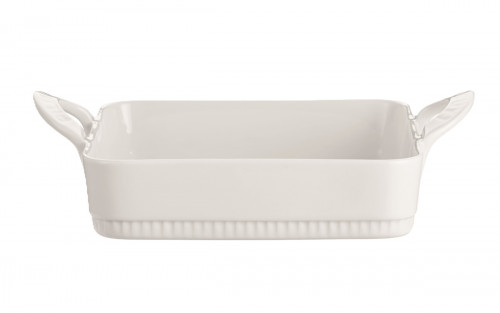 Plat à lasagnes rectangulaire blanc porcelaine culinaire 29x24 cm Toulouse Pillivuyt