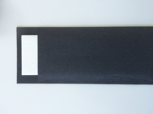 Pochette noir ouate de cellulose 8,5x20 cm Ecoline (100 pièces)