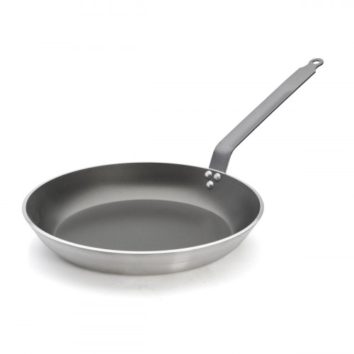 Poêle rond aluminium Revêtement anti-adhésif Ø 36 cm 4,7 cm Choc Resto Induction De Buyer