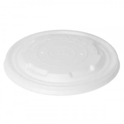 Couvercle pour bol 40/55/95CL rond blanc Ø 12 cm Duni (50 pièces)