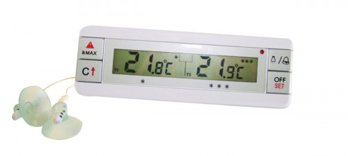 Thermomètre digital réfrigérateur min -40 °C max 70 °C +/- 1 °C Alla France