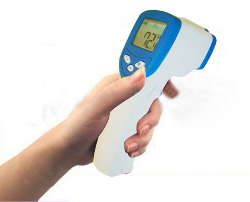 Thermomètre digital infrarouge min -50 °C max 380 °C +/- 1 °C Alla France