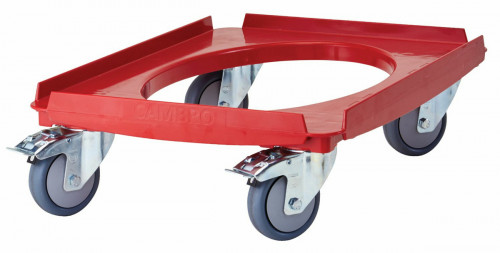 Socle rouleur camdolly plastique 72x52x15,7 cm Cam Gobox Cambro