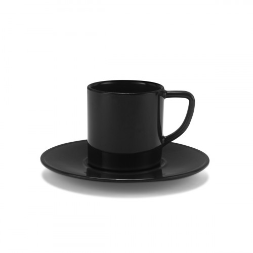 Tasse à expresso rond noir mélamine 8 cl Ø 5,3 cm Prestige Platex