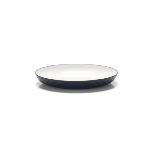 Assiette plate rond blanc mélamine Ø 22 cm Wave Platex