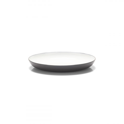Assiette plate rond blanc mélamine Ø 22 cm Wave Platex