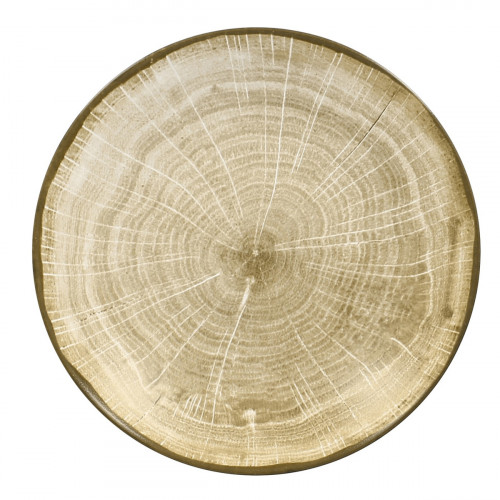 Assiette coupe creuse rond moss porcelaine vitrifiée Ø 25,9 cm Woodart Rak