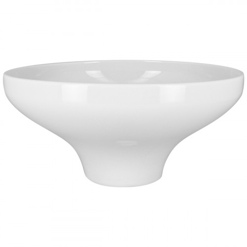 Bol rond blanc porcelaine vitrifiée Ø 23 cm Moon Rak