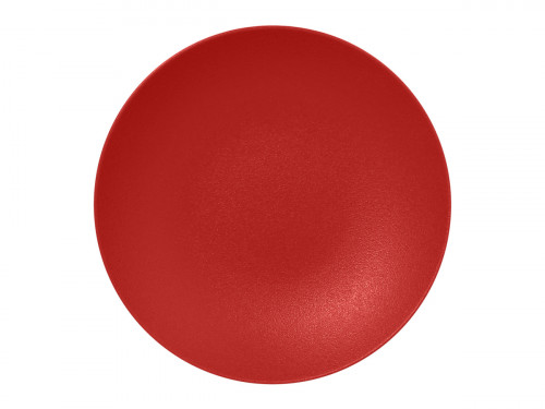 Assiette creuse rond rouge porcelaine vitrifiée Ø 25,9 cm Neo Fusion Rak