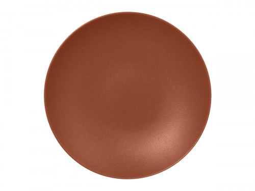 Assiette creuse rond rouge porcelaine vitrifiée Ø 25,9 cm Neo Fusion Rak