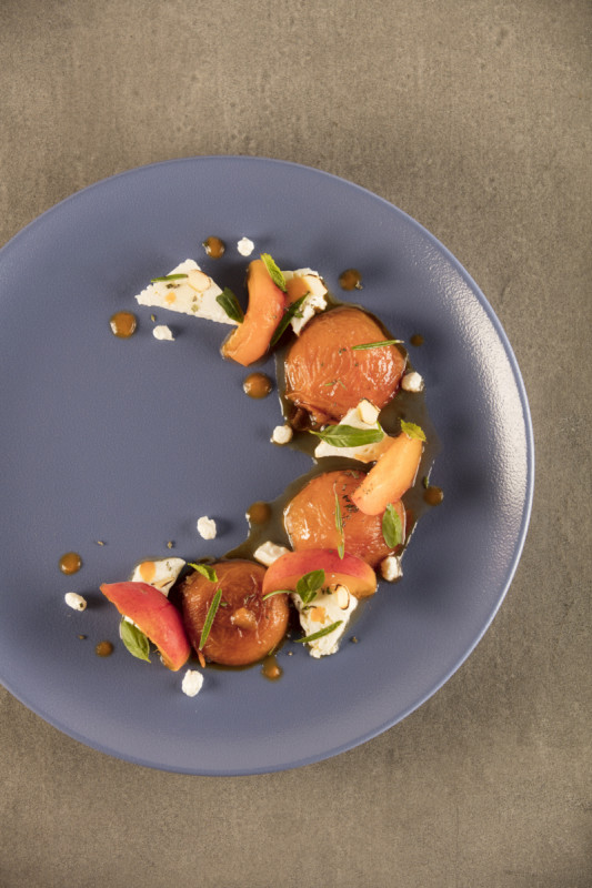 Assiette creuse rond Bleu lavande porcelaine vitrifiée Ø 25,9 cm Neo Fusion Rak