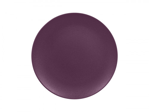 Assiette plate rond prune purple porcelaine vitrifiée Ø 15 cm Neo Fusion Rak