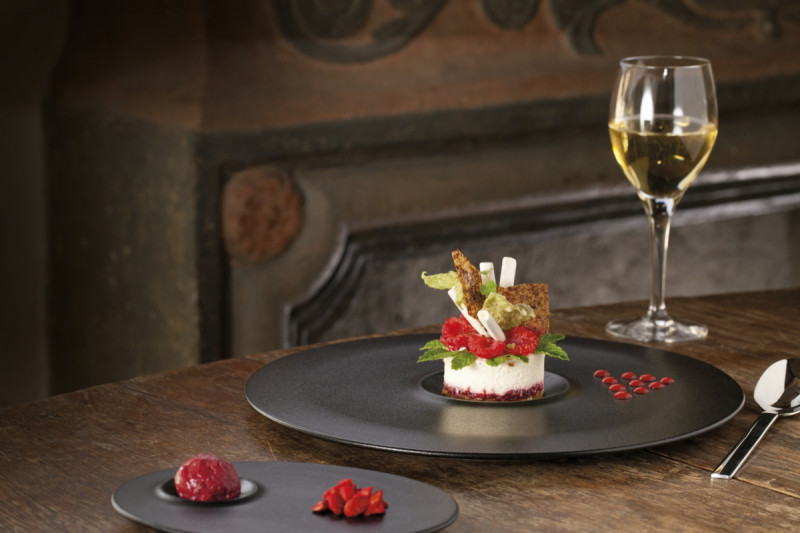 Assiette creuse rond noir porcelaine vitrifiée Ø 25,9 cm Neo Fusion Rak