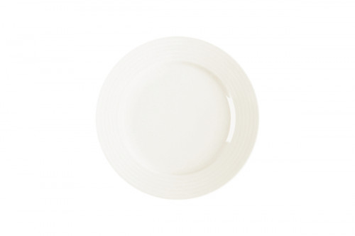 Assiette plate rond ivoire porcelaine vitrifiée Ø 14,7 cm Rondo Rak