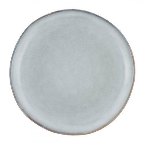 Assiette plate rond gris grès émaillé Ø 20 cm Sky Pro.mundi