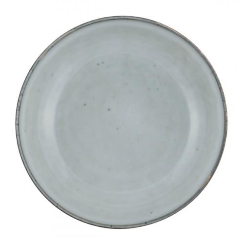 Assiette creuse rond gris grès émaillé Ø 22 cm Sky Pro.mundi