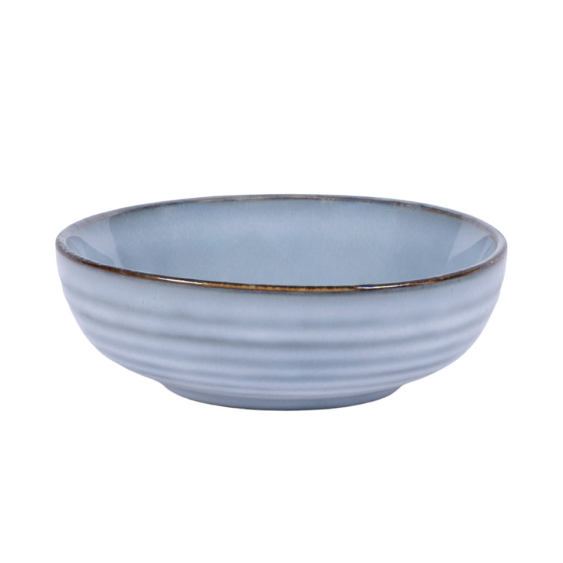 Coupelle rond bleu grès émaillé Ø 14 cm Sky Pro.mundi