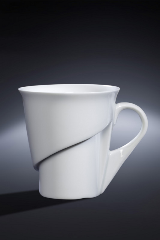 Tasse à expresso rond blanc porcelaine vitrifiée 9 cl Ø 6,5 cm Delissea Rak