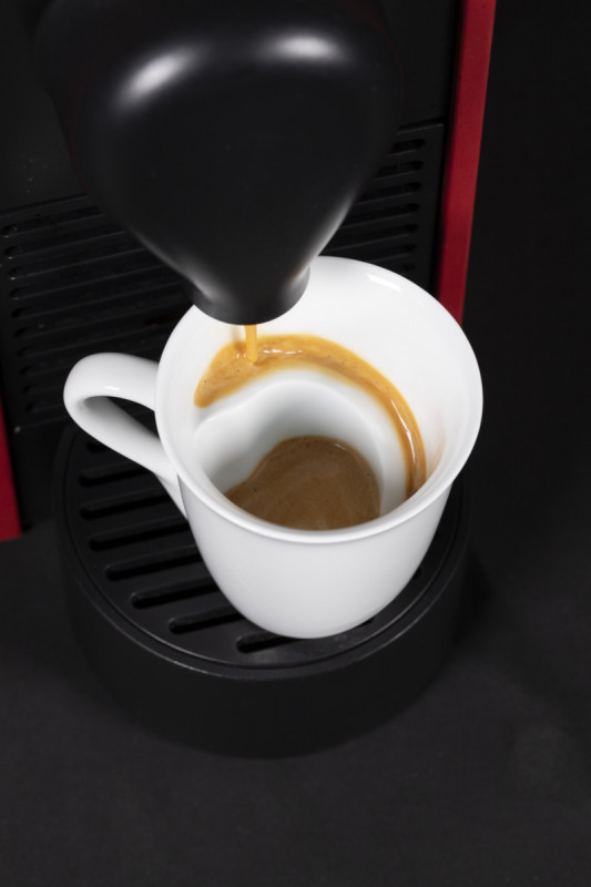 Tasse à café lungo rond blanc porcelaine vitrifiée 25 cl Ø 9 cm Delissea Rak