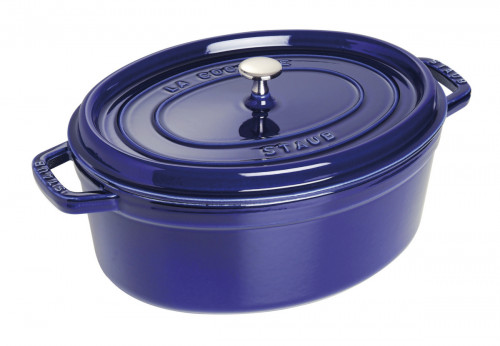 Cocotte avec couvercle fonte d'acier Sans revêtement Avec couvercle 31x25x16,7 cm 5,5 L Staub