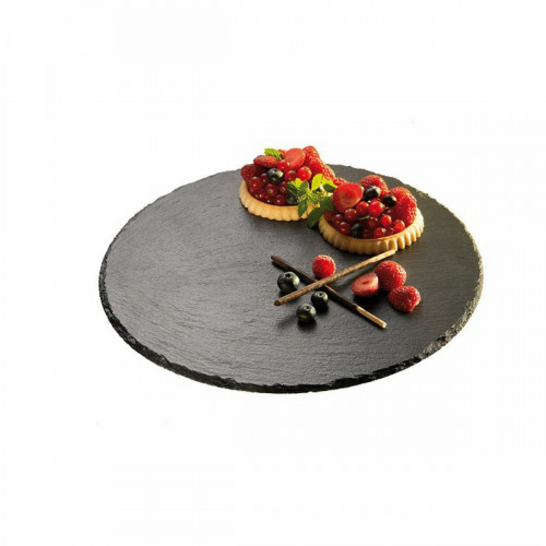 Présentoir à pâtisserie ardoise Ø 32 cm 2,5 cm Aps