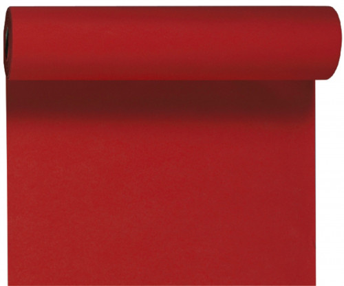 Rouleau tête à tête rouge non tissé 0,4x24 m Dunicel Duni