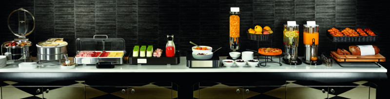 Plateau GN2/3 verre trempé noir 35,4x32,5x0,6 cm Evento Degrenne
