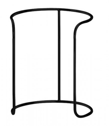 Support haut acier noir Ø 25 cm 26 cm Evento Degrenne