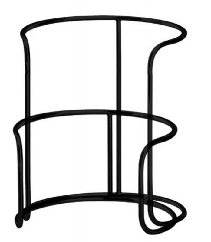 Support haut acier noir Ø 25 cm 26 cm Evento Degrenne