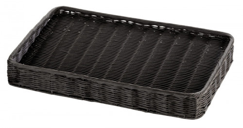 Panière polypropylène (pp) noir 54x34x8 cm Evento Degrenne