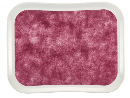 Plateau polyester rouge 45,7x35,5 cm Versatray Century Fun Cambro