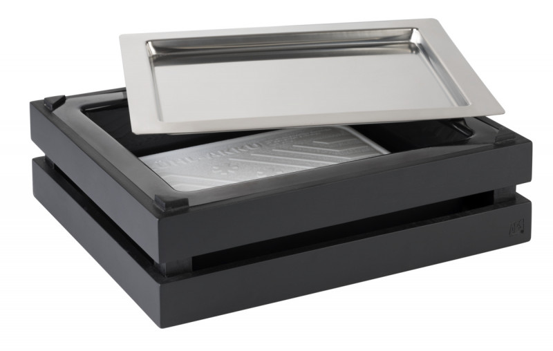 Bac plastique noir 32,5x26,5x8,5 cm Superbox Aps