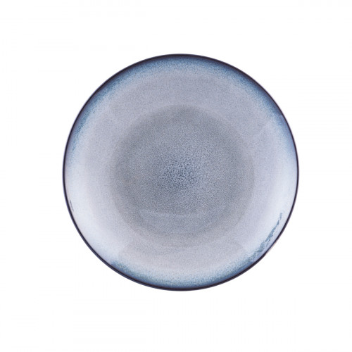 Assiette coupe creuse rond gris grès émaillé Ø 23 cm Galaxy Pro.mundi