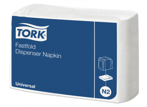 Serviette blanc ouate de cellulose 30x25 cm Tork (300 pièces)