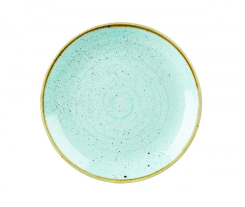 Assiette coupe plate rond bleu porcelaine vitrifiée Ø 28,8 cm Stonecast Duck Egg Churchill