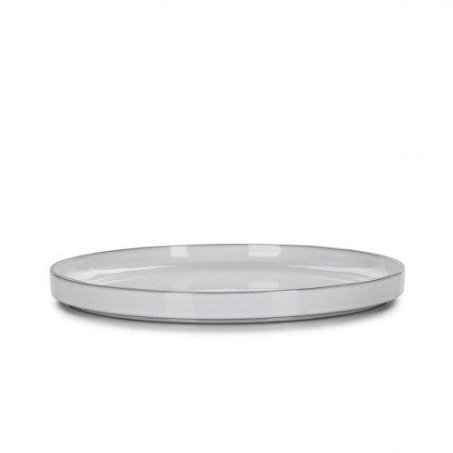 Assiette plate rond blanc cumulus porcelaine culinaire Ø 15 cm Caractère Revol