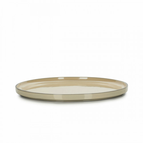 Assiette plate rond muscade porcelaine culinaire Ø 21 cm Caractère Revol