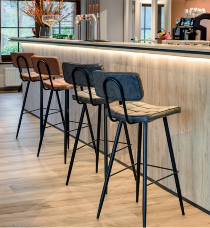 Tabouret de bar marron 107x37x54 cm Maurice Flexmob