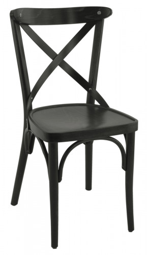 Chaise noir 87x46x45 cm Sofia Flexmob