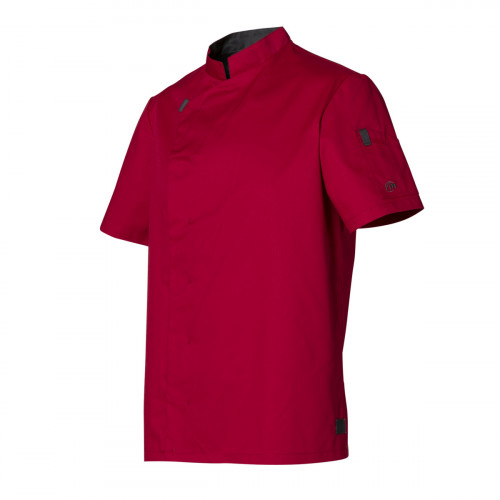Veste de cuisine rouge T3 Shade Molinel