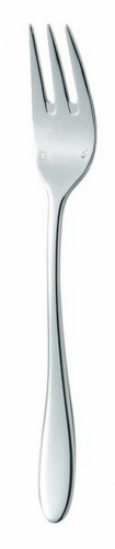 Fourchette à poisson argent inox 18/10 18,5x2,35x2,5 cm Lazzo Chef & Sommelier
