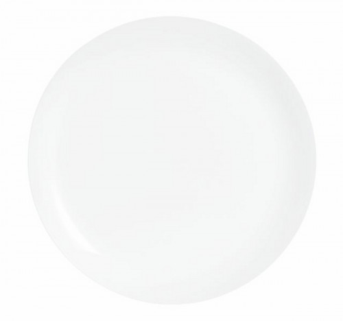 Assiette plate rond blanc verre opal Ø 27,3 cm Evolutions Arcoroc