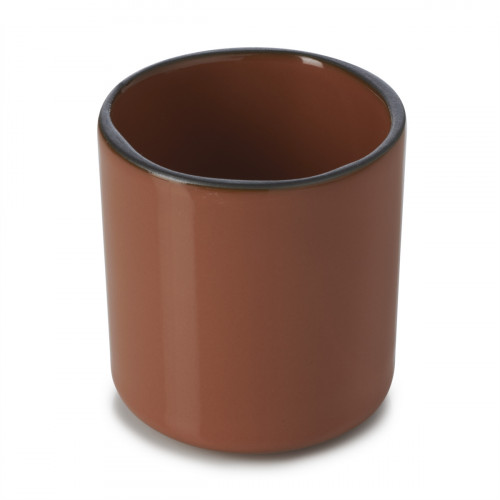 Gobelet expresso rond rouge porcelaine culinaire 8 cl Ø 5,8 cm Caractère Revol