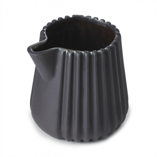 Crémier conique noir porcelaine culinaire 10 cl Ø 7 cm Pekoe Revol