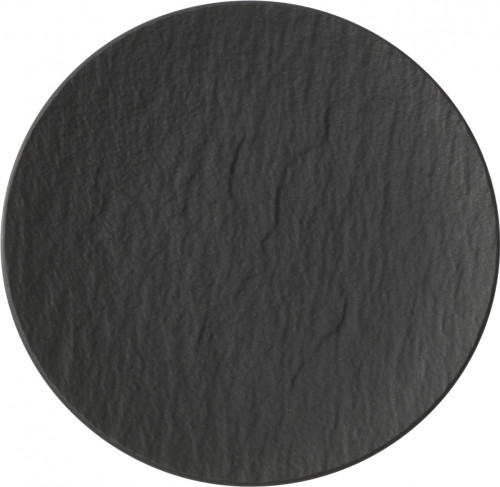 Assiette coupe plate rond noir porcelaine Ø 16 cm The Rock Villeroy & Boch